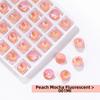 Glitter Finish Crystal Rhinestones 10mm Round Rivoli Rhinestones  For Jewelry Making