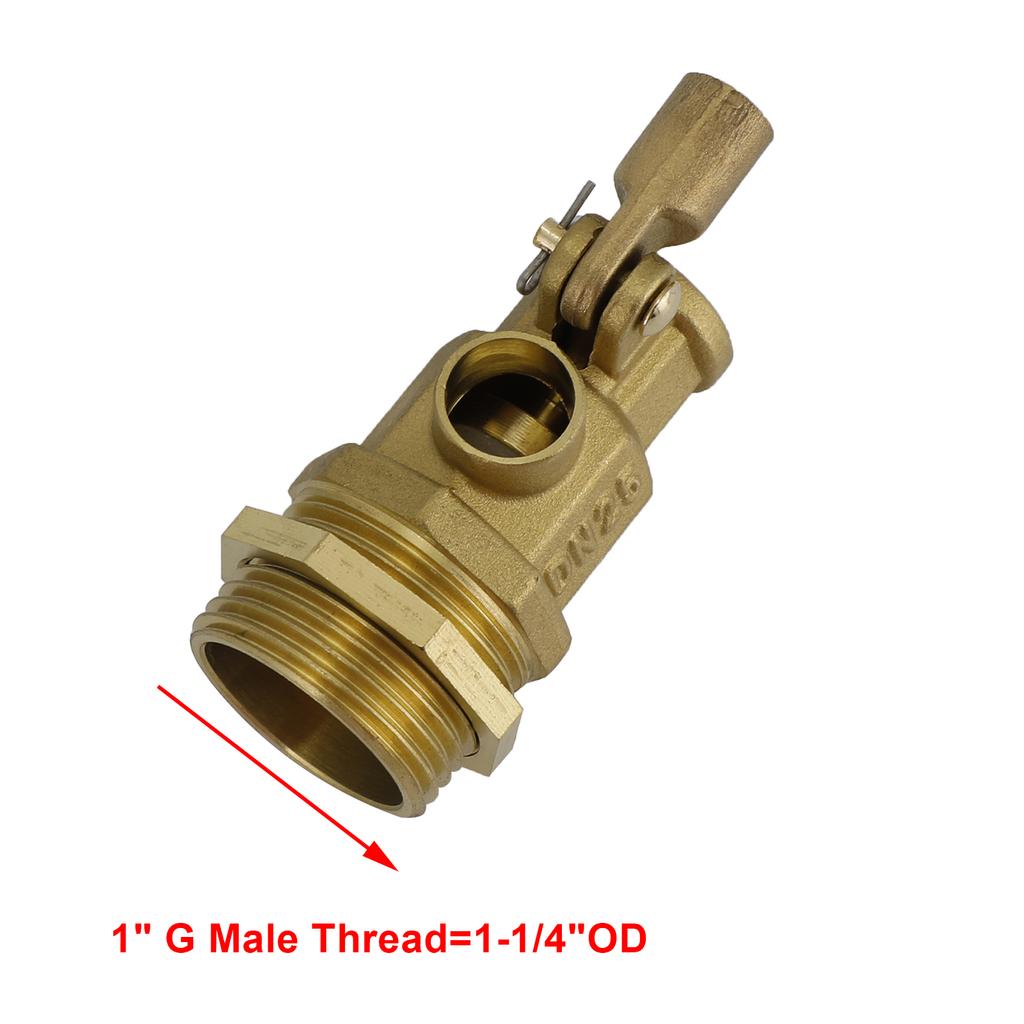 1" Male Thread Float Ball Valve Floating Ball Stainless Steel Water Sensor