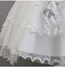 Girls' One-Shoulder Tulle Princess Dress for Weddings, Banquets, and Piano Performances