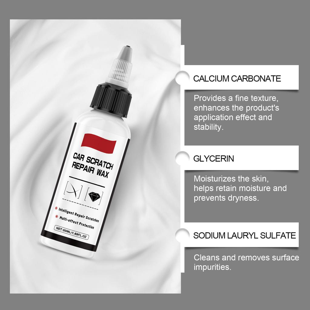 Car Scratch Wax Paint Maintenance Liquid Car Paint Surface Scratch Removal And Polishing Curing Liquid 50ml