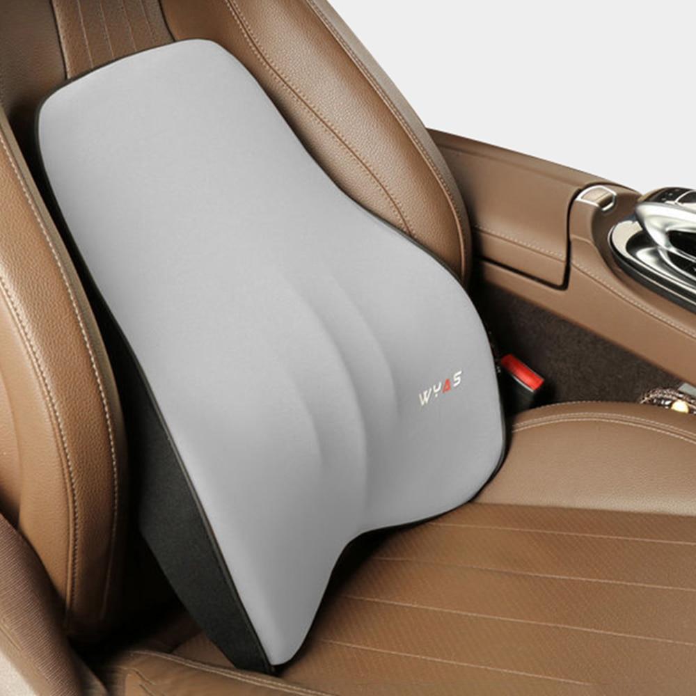 Car Driver Pillow Space Memory Foam Car Lumbar Support Back Cushion Car Seat Neck Pillow Washable Auto Pillow Cushion