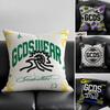 Brand GCDS Cushion Cover Natural Linen Pillowcase Set AllinOne Decor for Sofa Bedroom Chair
