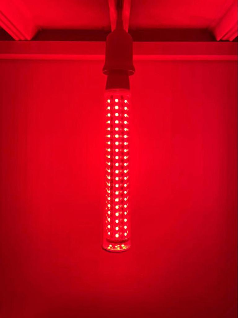 Waterproof Red & Yellow LED Corn Lantern: Energy-Saving Outdoor Decorative Globe Light