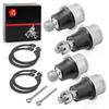 Upper and Lower Ball Joint Kit for Can-Am Maverick 700 800 1000 X3 Turbo R RR Commander 700 1000R Defender HD5 HD7 HD8 HD9 HD10
