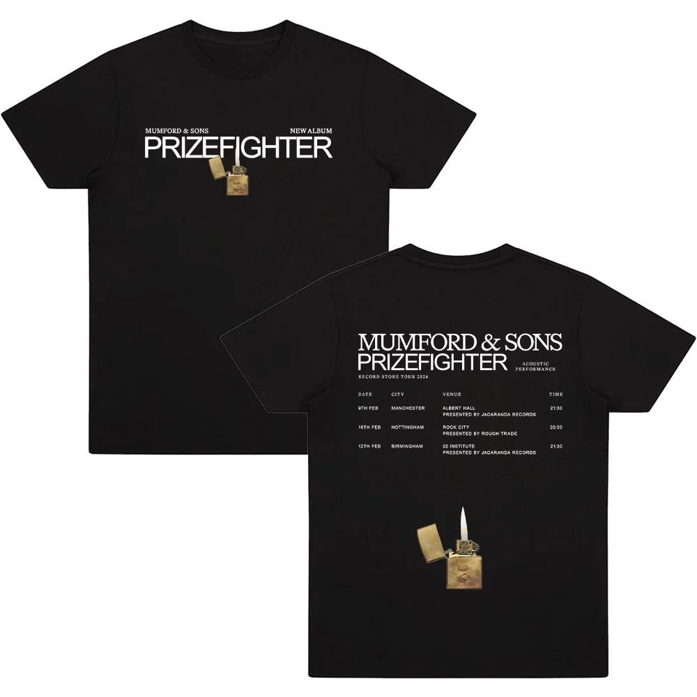 

British London Folk Rock Band Mumford Sons New Album Prizefighter Poster Graphic Print Tshirt Summer Cotton Men Women New Tee S