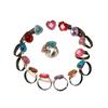 10Pcs Adjustable Jewelry Toy Gift Rings Sweet Costume Dress Up Kids