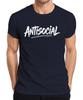 Antisocial Introvert Gothic Punk Urban Grunge Gift Unisexs Tshirt
