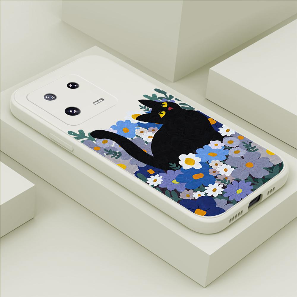 

Чехол для телефона с мультяшным красочным узором, квадратный, жидкий, силикон, TPU, полное покрытие камеры, противоударный защитный чехол для Xiaomi Redmi iPhone Redmi Note 8 Pro белый