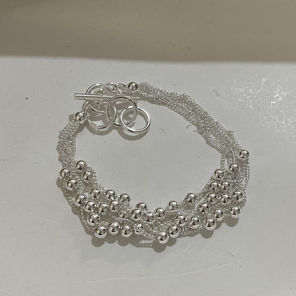 100% Solid 925 Silver Bracelet for Women Men Vintage Handmade Shinning Heart Bracelets Birthday Christmas Gift
