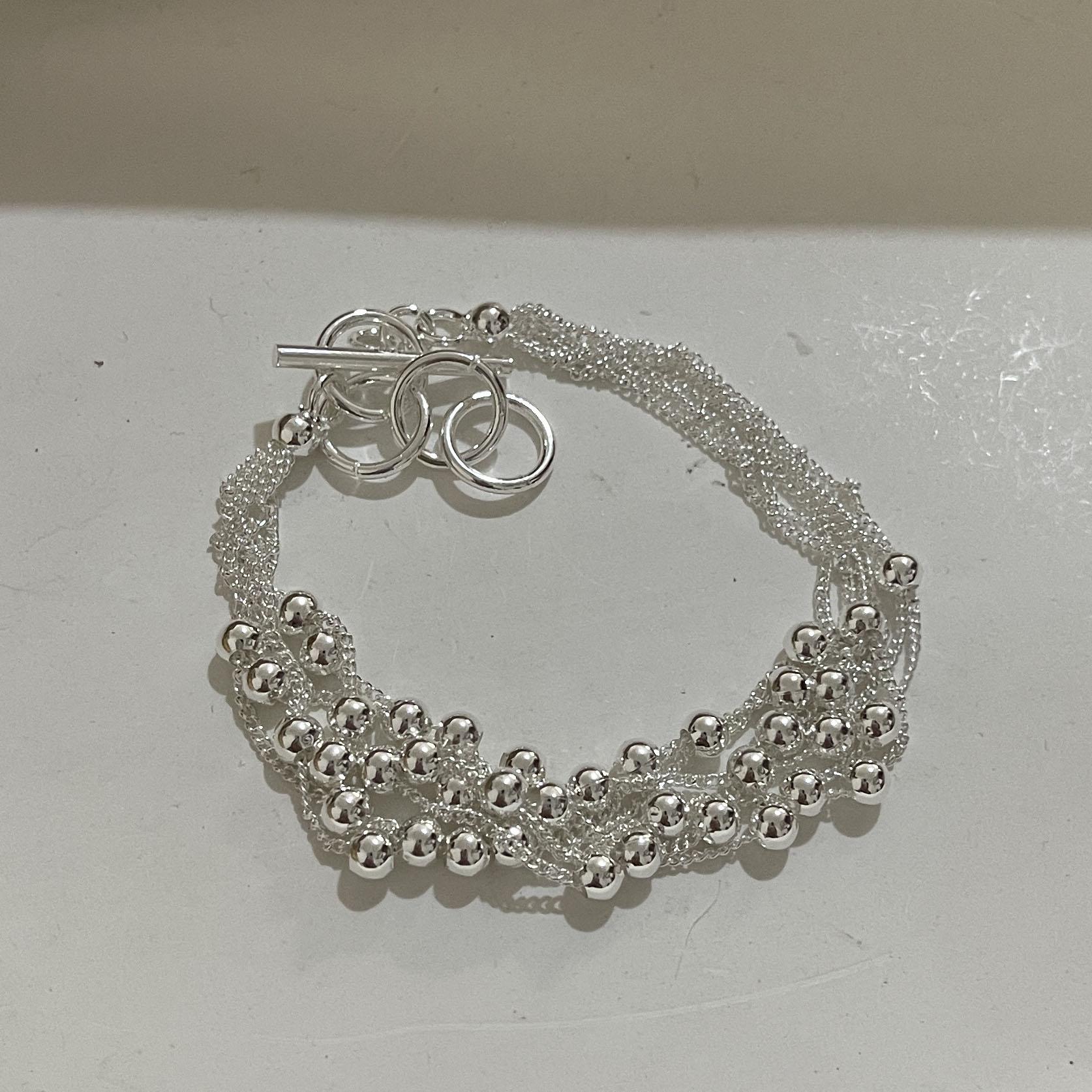 

100% Solid 925 Sterling Silver Bracelet for Women Men Vintage Handmade Shinning Heart Bracelets Birthday Christmas Gift