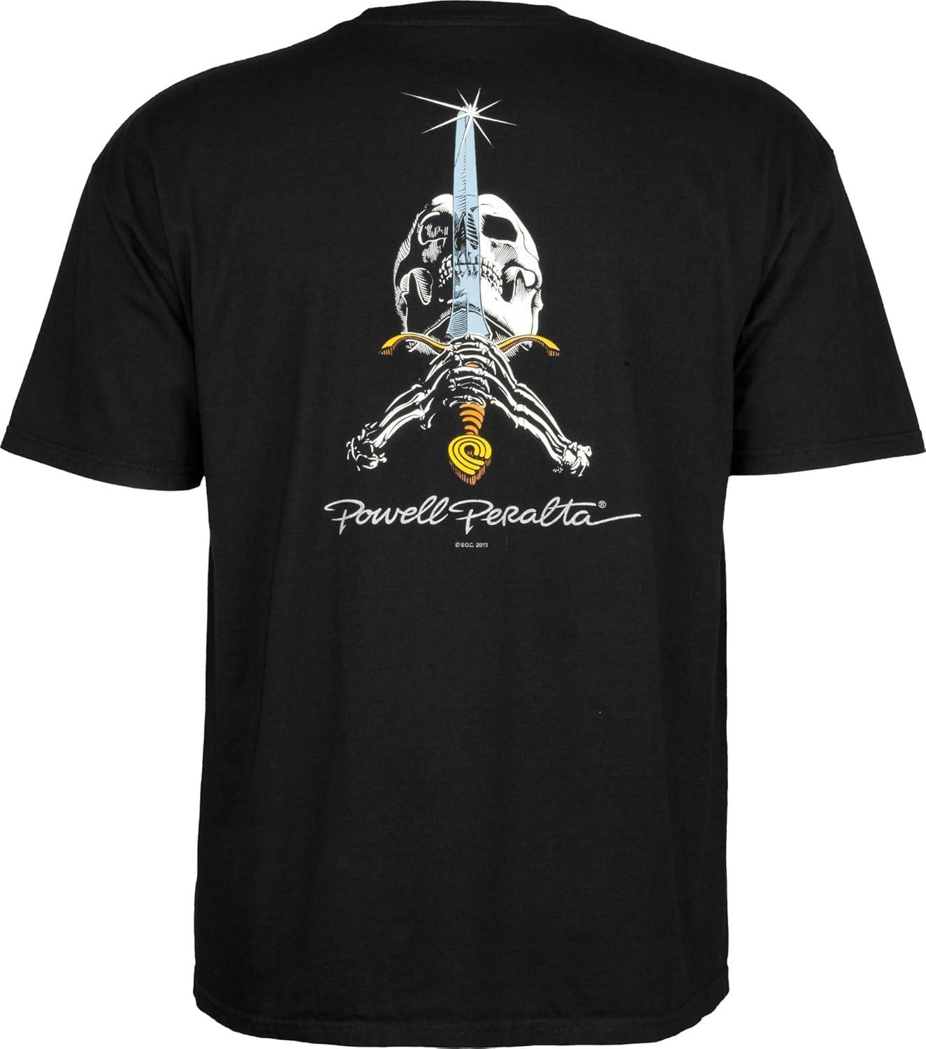 Powell Peralta Skull and Sword T-Shirts S