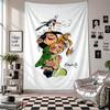 Wall TapestryGaston Lagaffe Art Hanging Cloth Decorative Background Cover for Room Decoration