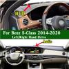 For Mercedes-Benz S-Class S 2014- W222 S600 Dashmat Dashboard Cover Trument Panel Sunscreen Pad Dash Mat Ornaments