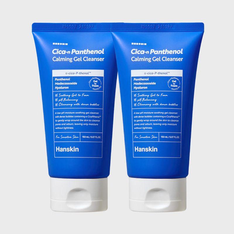 HANSKIN Cica Panthenol Soothing Gel Cleanser 150ml x 2 2_B0011380