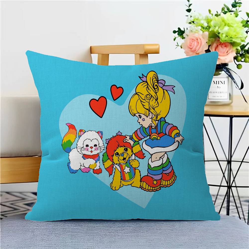 R-Радуга Б-Брайт Мультяшная Наволочка Для Спальни Комнаты И Гостиной Диван Декоративная Наволочка 12x12Inch