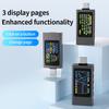 KWS-X1 Digital Voltmeter 4-30V 0-12A Type-C Current Voltage Monitor 240W USB Tester Fast Charging Trigger Meter HD IPS Display