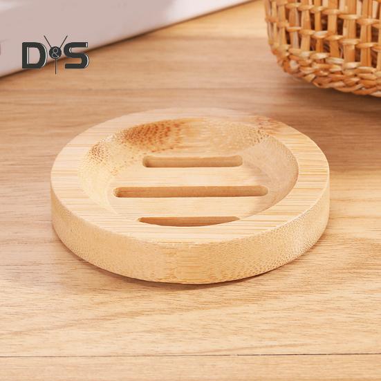 Soap Box Holder High Durability Not Easily Deformed Easy To Clean Bamboo Case Tray Decorative Wooden Soap Drain Holder
