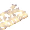 Christmas Lighted Plaque Decor Ornament Merry Christmas Neon Sign for Christmas Party Indoor Porch Holiday Favor Supplies