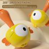 Baby Rattle Toys Built-in Rocking Ball Sweet Sound Training Cartoon Sand Hammer Fine Workmanship Wear-Resistant Cleaning Methods Frog Duck