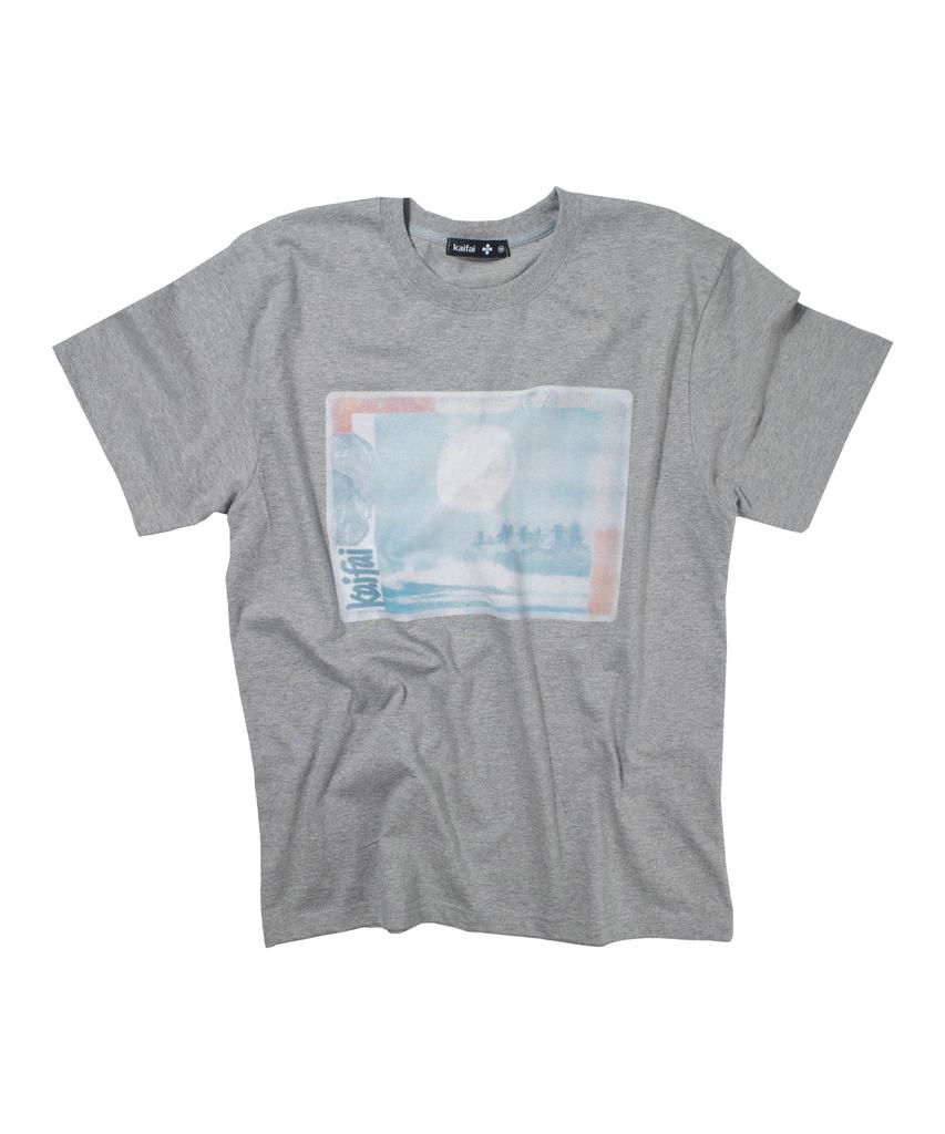 KAIFAI Fade Shore Short Sleeve T-Shirt (Melange) K26Qb238