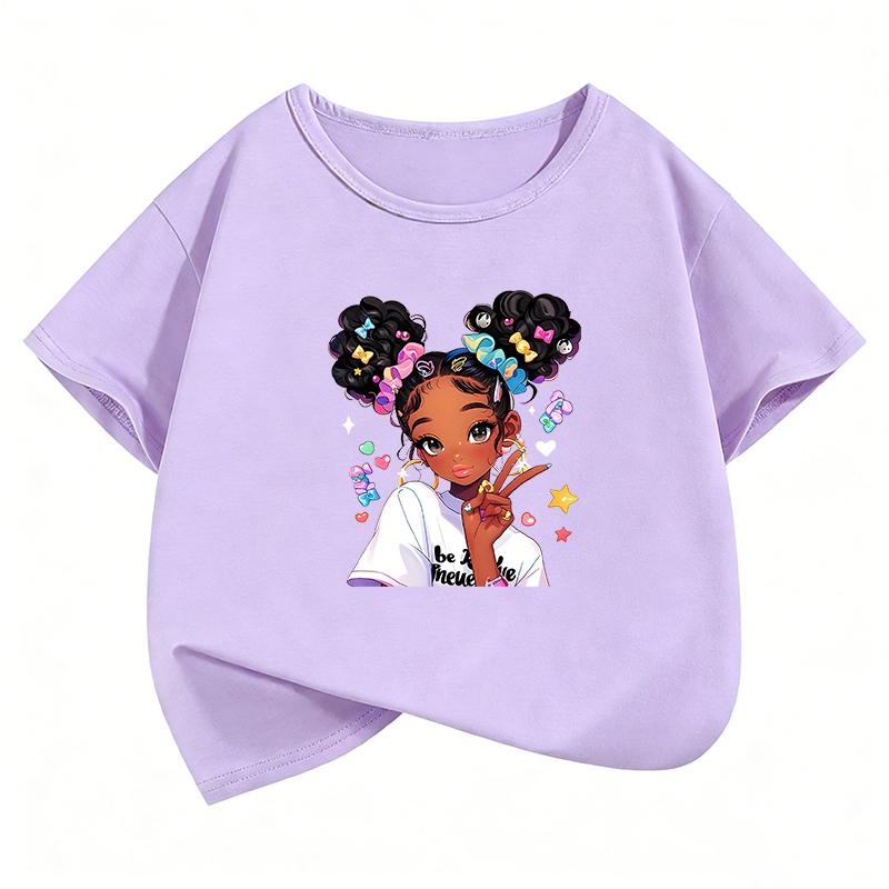 Y2k Hip Hop Streetwear Girl TShirt Printed T Shirt Girls Summer Clothes Short Sleeve Tops Cute Clothing Casual Tee