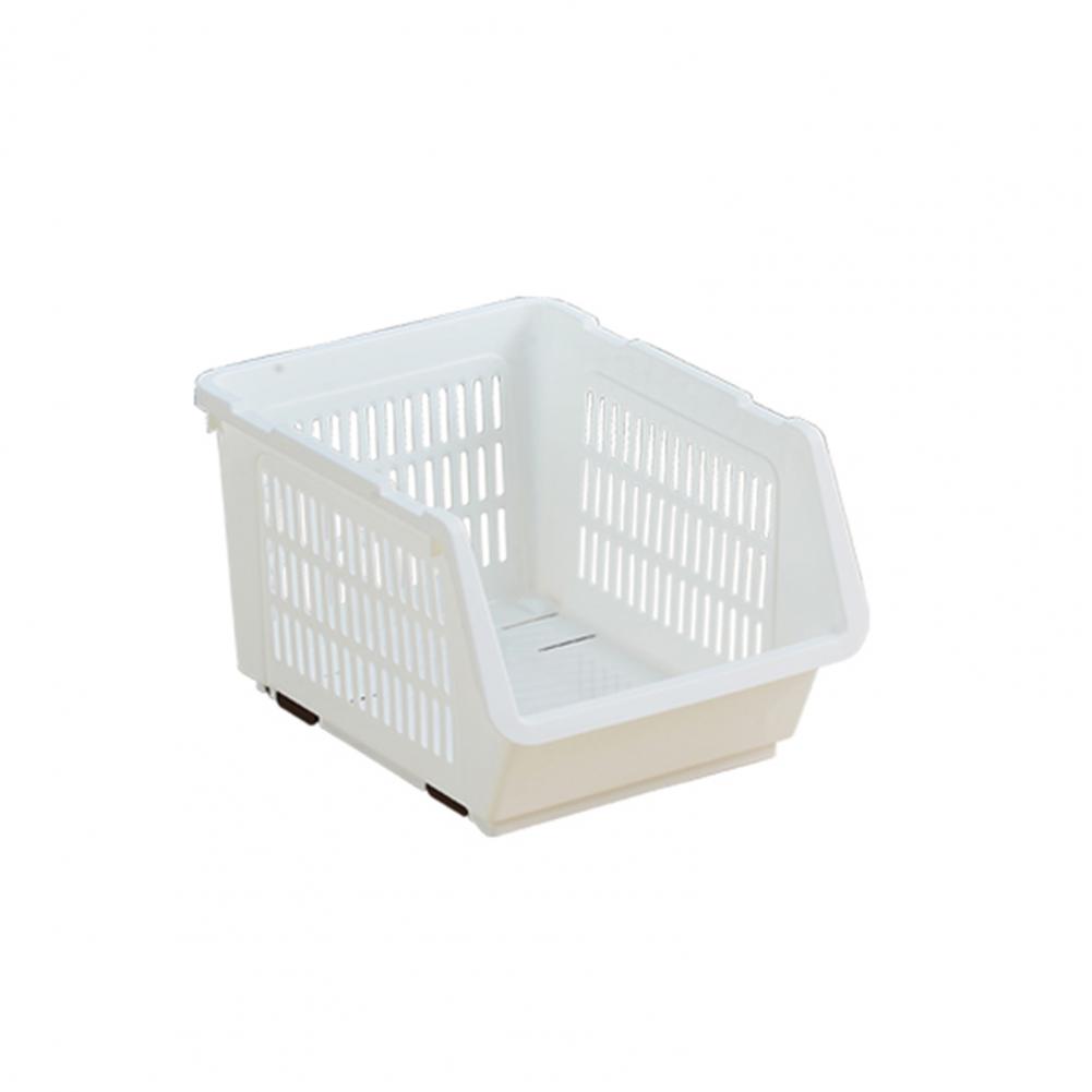Stackable Fruit Vegetable Storage Basket Rack Kitchen Storage Organizer Tool Multifunctional Toy Sundries Storage Shelf белый 3290₽