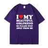 I Love My Boyfriend Clothes I Love My Girlfriend T Shirt Men Women Summer Graphic Short Sleeve Tops Tee