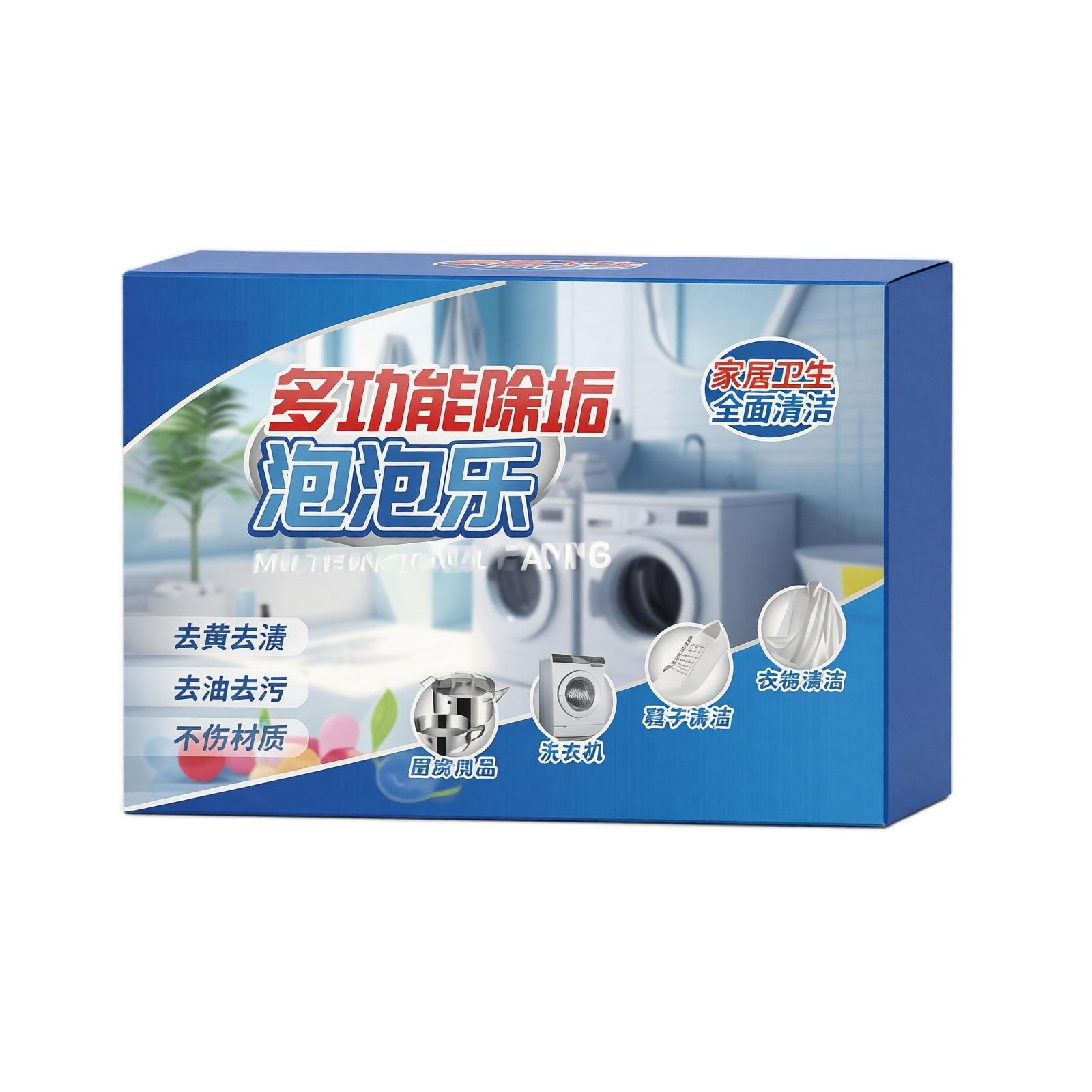 Multi Purpose Descaling Effervescent Tablets for Household Appliances Washing Machine Dishwasher and Faucets Safe Material Protection One Size