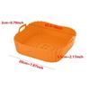 1/2PCS Square Silicone Air Fryer Liners - 8 Inch Reusable Air Fryer Pot - Air Fryer Accessories Air Fryer Inserts for 4 to 7 QT