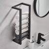 Strong Load-bearing Bathroom Wall Towel Rack Toilet Paper Holder Set  Bathroom Organization
