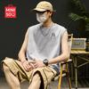 MINISO Men's American Retro Sleeveless T-Shirt