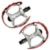 Wellgo Old school BMX MTB Bear Trap Bicycle WE2968 XC-II 9/16" Pedals, Red,