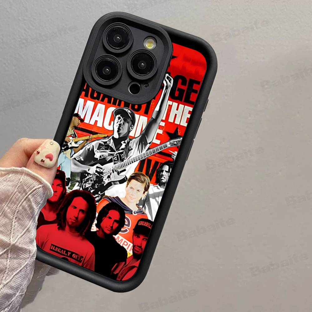 

Band Rage A-Against The M-Machine Classic Phone Case For IPhone 17 16 15 14 13 12 11 Air Plus Pro Max Soft Back Cover iPhone 13