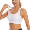 One-piece Fixed Cup High-strength Shockproof Gathered Sports Bra for Women Thin Style Beautiful Back Sports Bra