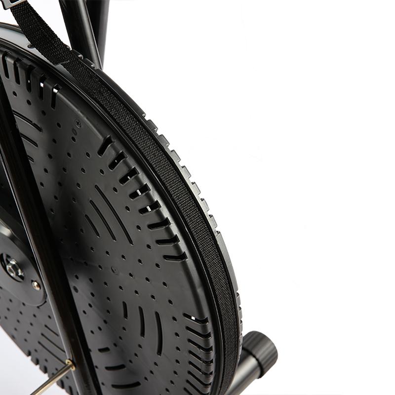 Home Use Portable Cardio Air Bike Gym Equipment with Foldable Backrest for Body Building Fitness Exercise Bike