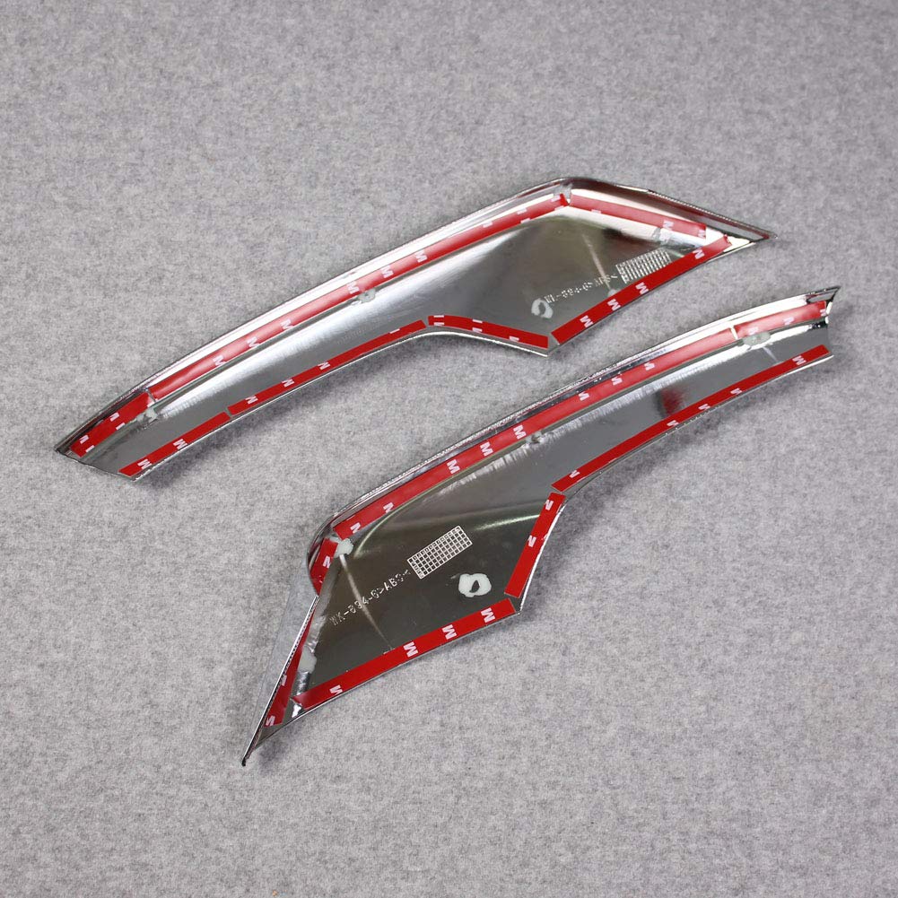 RUIQ Chrome Front Fog Lamp Garnish Bezel Cover for the New Mazda3 Sedan Designed specifically for the Mazda3 (Lower) (BP Series, 2019.06~). Sedan.