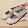 Spring new soft sole comfortable retro bag head half slippers women's shoes shoes one pedal single shoes