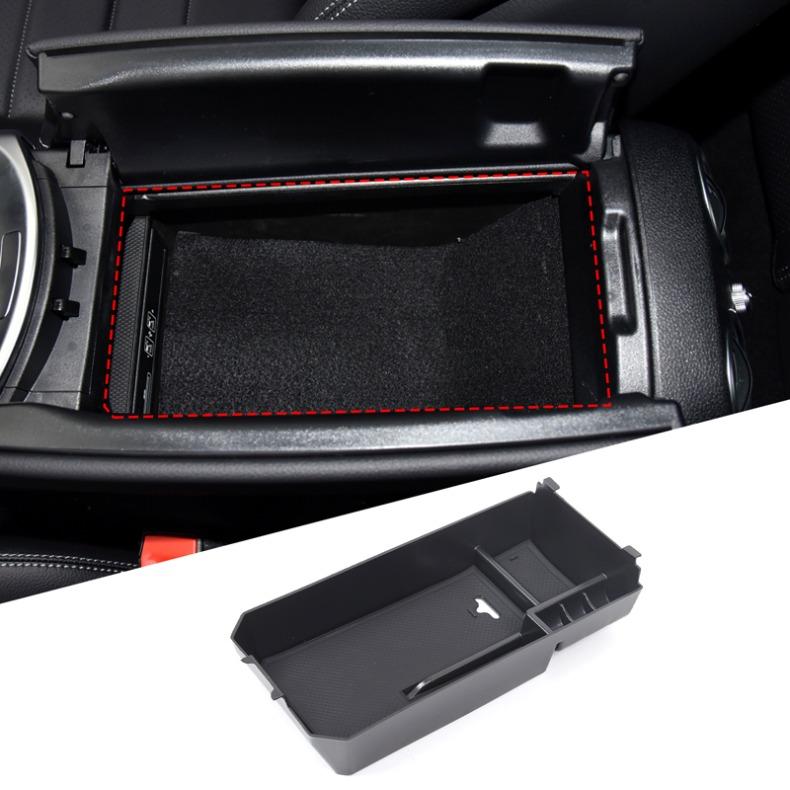 Auto-Armlehnen-Aufbewahrungsbox Zentrale Steuerung Versteckte Aufbewahrungsbox Auto-Organizer Für Mercedes Benz C G-Klasse W205 W204 W463 2015-2021