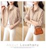 Women's Petite Casual Short Jacket - 2024 Spring/Autumn Fashion for Middle-Aged