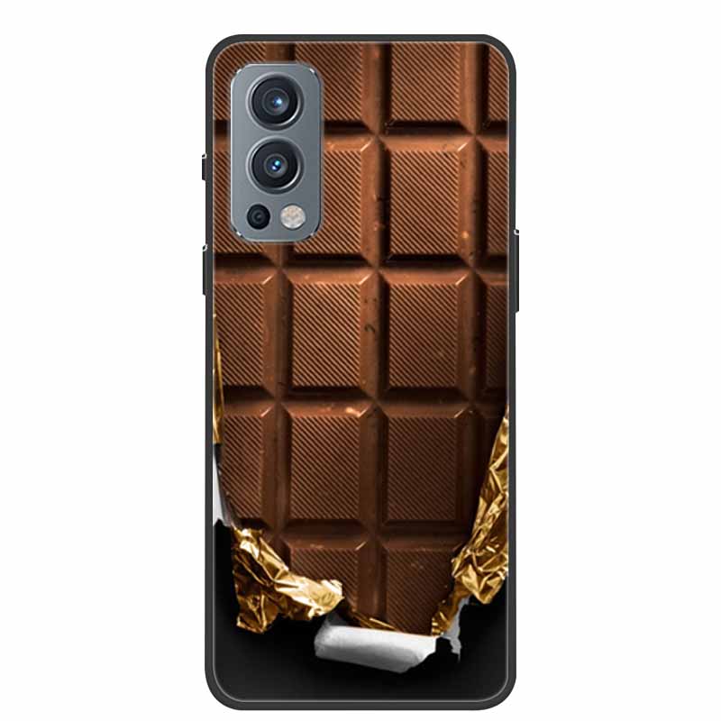 Black Silicone Case For OnePlus Nord 2 5G Phone Case Cover Soft Funda For One Plus OnePlus Nord 2 Back Cover Case 1+Nord 2 Nord2