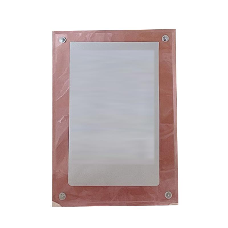 Modern Magnetic Acrylic Photo Frame,Gradient Clear Picture Stand for Desktop Decor & Fridge,Minimalist Polaroid Card Holder,Creative Gift