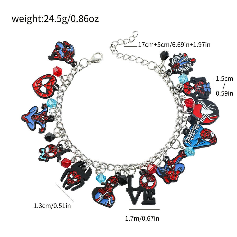 Halloween Anime Cartoon Theme Adjustable Superhero Character Bracelet Accessory