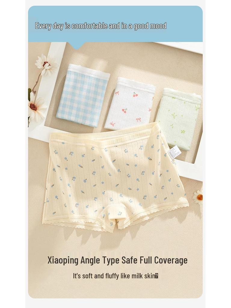 Children's Pure Cotton Boxer Briefs for Girls and Boys