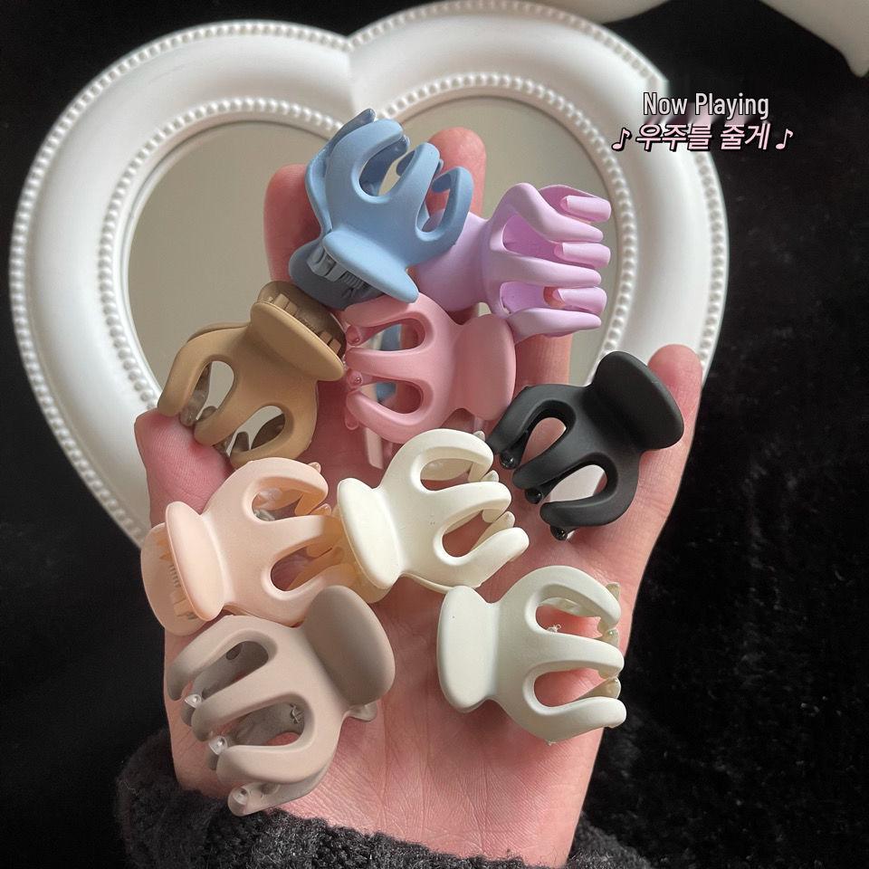 Black Anti-Sagging Small Shark Claw Clip for High Ponytails - Women's Hair Accessory