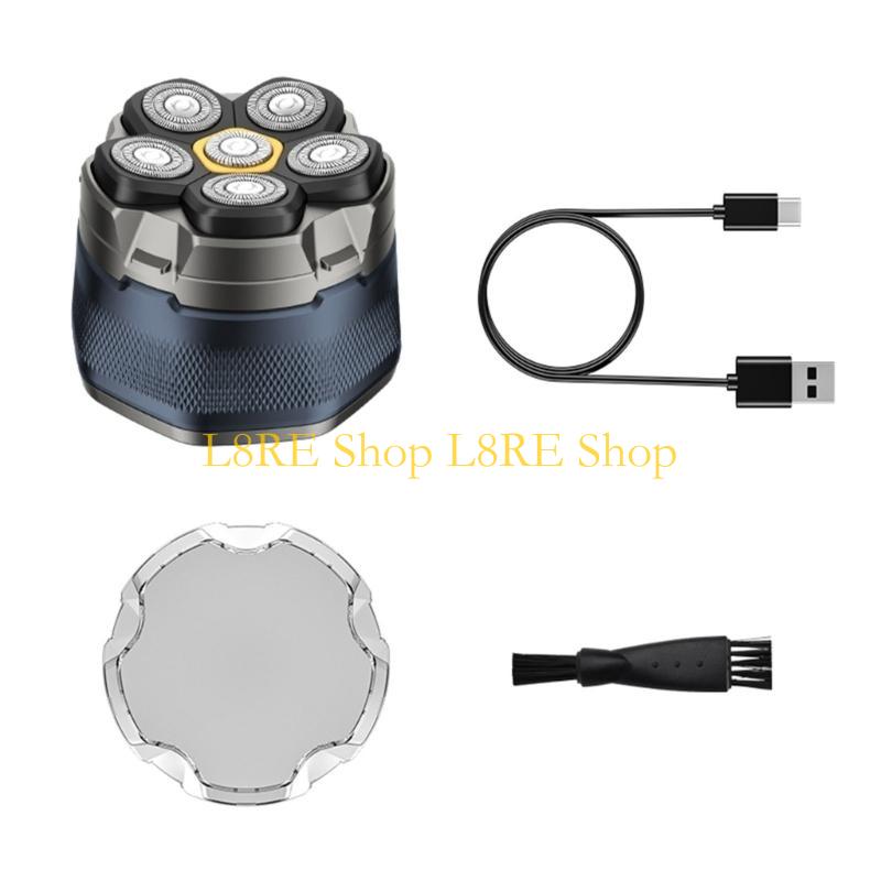 L8RE Head Shavers for Bald Men Electric Face Shaver Rechargeable Cordless LED Display Waterproof Wet/Dry Trimmer Shaver