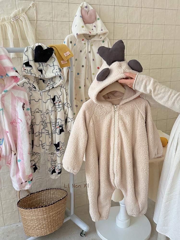 

Детский ромпер на флисовой подкладке 88350: Милый и уютный зимний комбинезон 100 cm