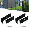 Completes Metal Grid Fence Fastener Set Includes 5 Brackets Screws Bolts For Outdoor Garden Installation