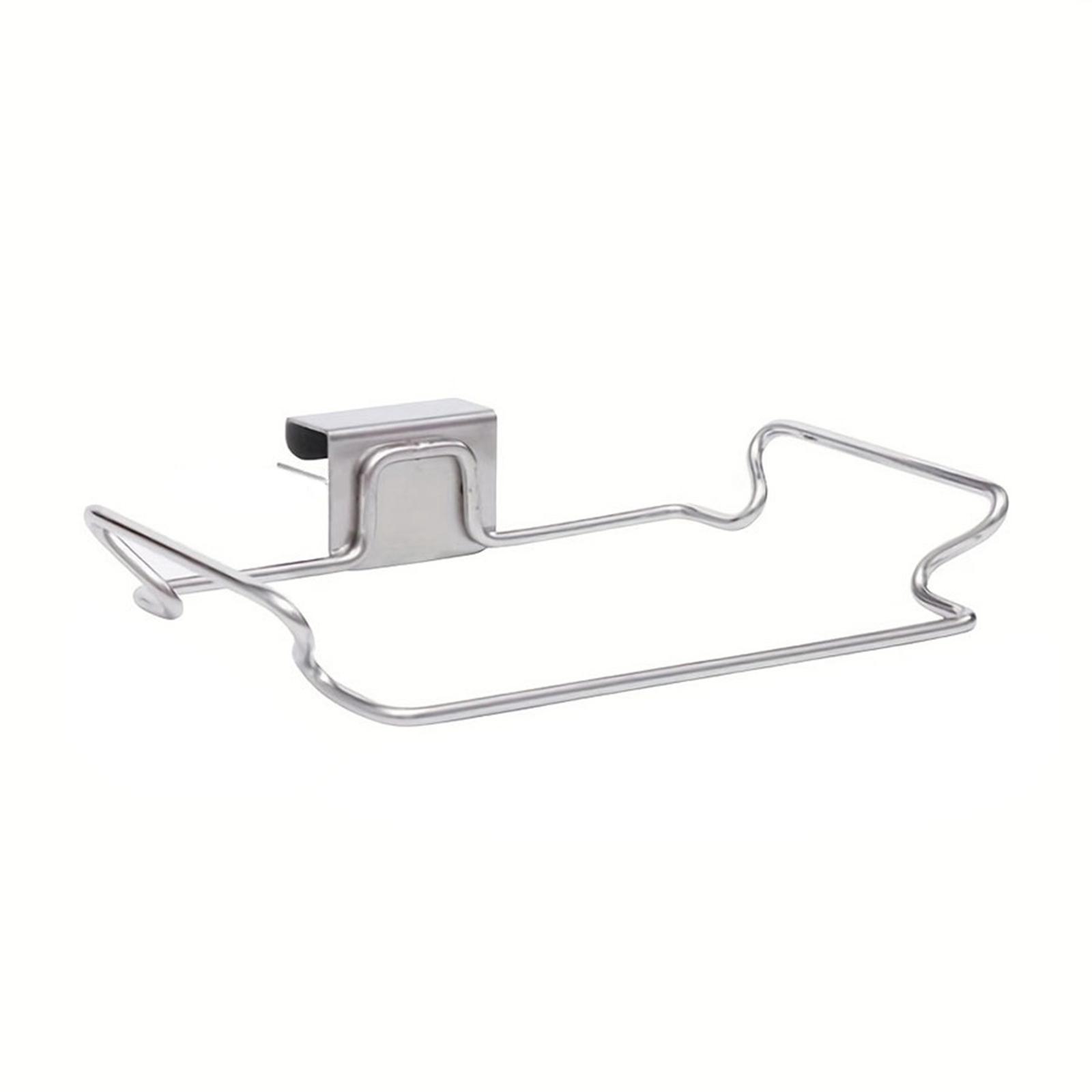 

Держатель для мусорного мешка на дверцу шкафа Практичный кухонный держатель для мусорного мешка Подставка для мусорного мешка для быстрой установки