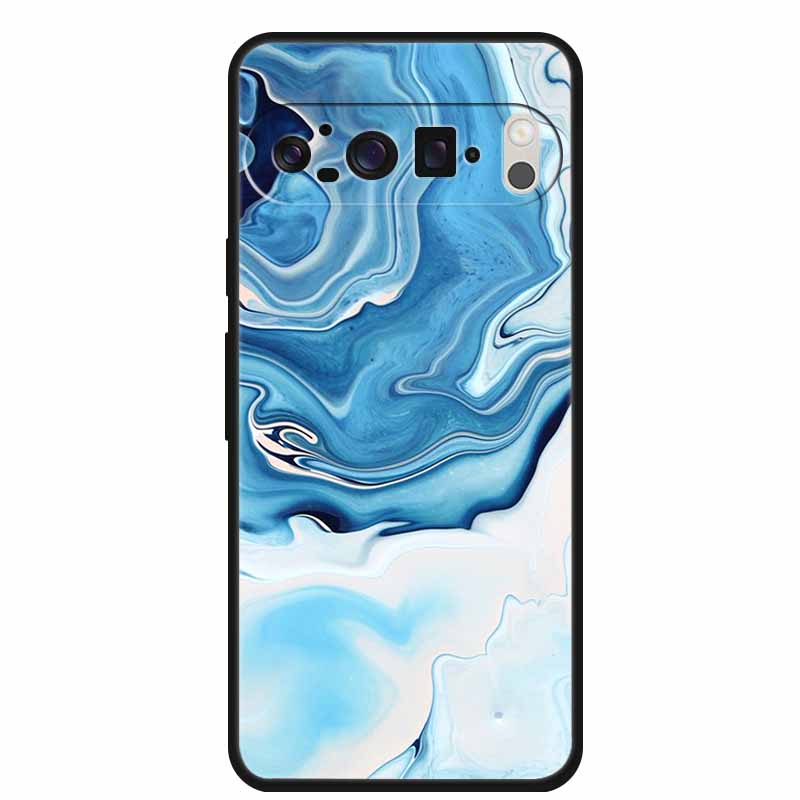 For Google Pixel 10 Pro Case Vivid Graceful Premium Marble TPU Soft Silicone Phone Cases Impact Chic Mineral-Finish Para Cover