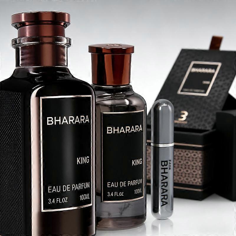 Bharara King Eau De 100ML Parfum For Men 3.4 Oz Eau De Parfum Spray New In Packaging Sealed High-end Gift Box Perfume